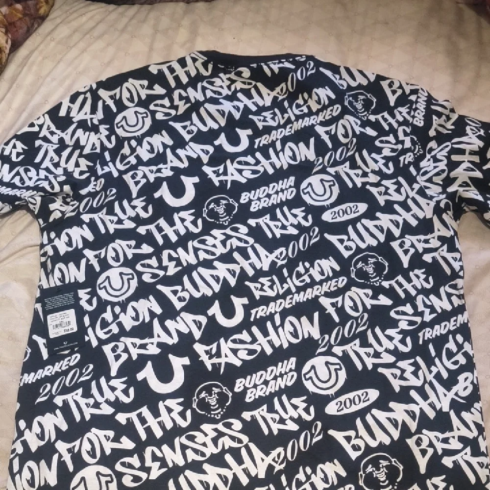 True Religion Black and White Graphic Tee